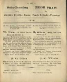 Gesetz-Sammlung f&uuml;r die K&ouml;niglichen Preussischen Staaten. 1871.11.18 No36