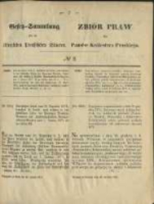 Gesetz-Sammlung f&uuml;r die K&ouml;niglichen Preussischen Staaten. 1875.01.28 No2