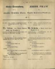 Gesetz-Sammlung für die Königlichen Preussischen Staaten. 1875.03.31 No7