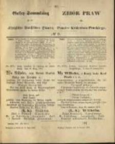 Gesetz-Sammlung f&uuml;r die K&ouml;niglichen Preussischen Staaten. 1875.04.15 No9