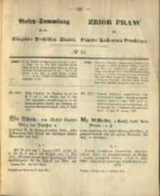 Gesetz-Sammlung f&uuml;r die K&ouml;niglichen Preussischen Staaten. 1875.04.17 No10