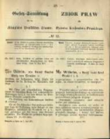Gesetz-Sammlung f&uuml;r die K&ouml;niglichen Preussischen Staaten. 1875.06.03 No15