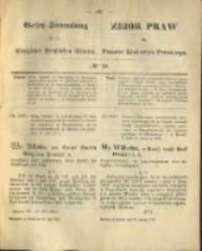 Gesetz-Sammlung f&uuml;r die K&ouml;niglichen Preussischen Staaten. 1875.06.26 No19