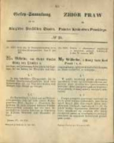 Gesetz-Sammlung f&uuml;r die K&ouml;niglichen Preussischen Staaten. 1875.06.29 No20