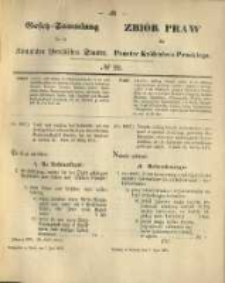 Gesetz-Sammlung f&uuml;r die K&ouml;niglichen Preussischen Staaten. 1875.07.07 No22