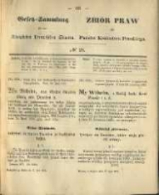 Gesetz-Sammlung f&uuml;r die K&ouml;niglichen Preussischen Staaten. 1875.07.17 No28