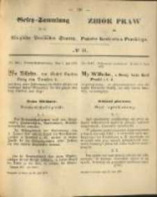 Gesetz-Sammlung f&uuml;r die K&ouml;niglichen Preussischen Staaten. 1875.07.23 No31
