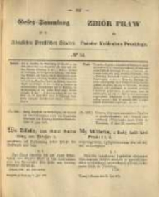 Gesetz-Sammlung f&uuml;r die K&ouml;niglichen Preussischen Staaten. 1875.07.31 No34
