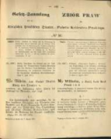 Gesetz-Sammlung f&uuml;r die K&ouml;niglichen Preussischen Staaten. 1875.08.07 No36