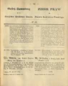 Gesetz-Sammlung f&uuml;r die K&ouml;niglichen Preussischen Staaten. 1875.09.29 No42