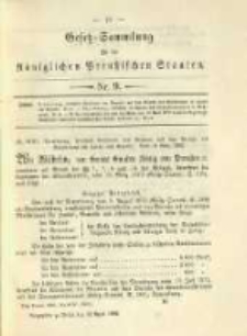 Gesetz-Sammlung f&uuml;r die K&ouml;niglichen Preussischen Staaten. 1896.04.22 No9