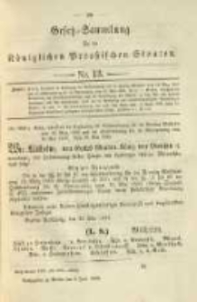 Gesetz-Sammlung für die Königlichen Preussischen Staaten. 1896.06.08 No13