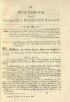 Gesetz-Sammlung für die Königlichen Preussischen Staaten. 1896.08.20 No22