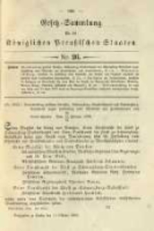 Gesetz-Sammlung f&uuml;r die K&ouml;niglichen Preussischen Staaten. 1896.10.14 No26