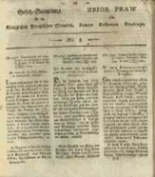 Gesetz-Sammlung f&uuml;r die K&ouml;niglichen Preussischen Staaten. 1825 No8