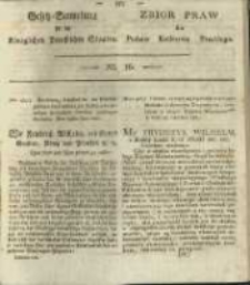 Gesetz-Sammlung f&uuml;r die K&ouml;niglichen Preussischen Staaten. 1825 No16