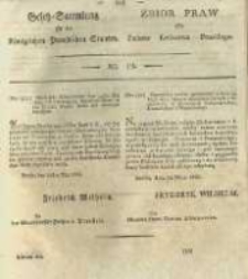 Gesetz-Sammlung für die Königlichen Preussischen Staaten. 1825 No19