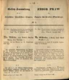 Gesetz-Sammlung f&uuml;r die K&ouml;niglichen Preussischen Staaten. 1869.01.12 No3