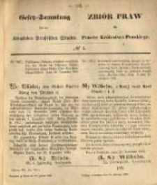 Gesetz-Sammlung f&uuml;r die K&ouml;niglichen Preussischen Staaten. 1869.01.16 No5
