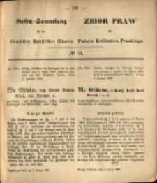 Gesetz-Sammlung f&uuml;r die K&ouml;niglichen Preussischen Staaten. 1869.02.11 No13