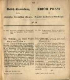 Gesetz-Sammlung f&uuml;r die K&ouml;niglichen Preussischen Staaten. 1869.02.27 No18