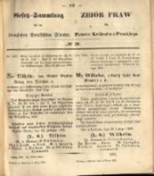 Gesetz-Sammlung f&uuml;r die K&ouml;niglichen Preussischen Staaten. 1869.03.04 No20