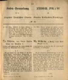 Gesetz-Sammlung f&uuml;r die K&ouml;niglichen Preussischen Staaten. 1869.03.25 No26