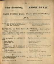 Gesetz-Sammlung für die Königlichen Preussischen Staaten. 1869.03.31 No27