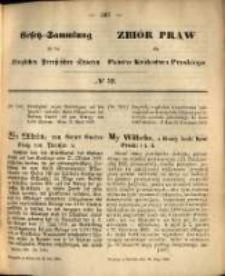 Gesetz-Sammlung f&uuml;r die K&ouml;niglichen Preussischen Staaten. 1869.05.26 No39