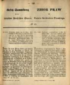 Gesetz-Sammlung f&uuml;r die K&ouml;niglichen Preussischen Staaten. 1869.06.01 No40
