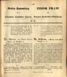 Gesetz-Sammlung f&uuml;r die K&ouml;niglichen Preussischen Staaten. 1869.06.25 No45
