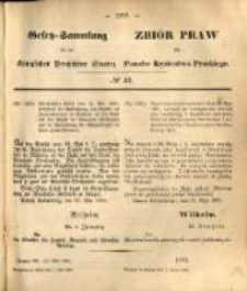 Gesetz-Sammlung f&uuml;r die K&ouml;niglichen Preussischen Staaten. 1869.07.01 No46