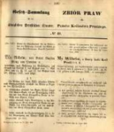 Gesetz-Sammlung f&uuml;r die K&ouml;niglichen Preussischen Staaten. 1869.07.21 No49