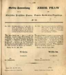 Gesetz-Sammlung für die Königlichen Preussischen Staaten. 1869.08.14 No52