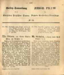 Gesetz-Sammlung f&uuml;r die K&ouml;niglichen Preussischen Staaten. 1869.08.18 No53