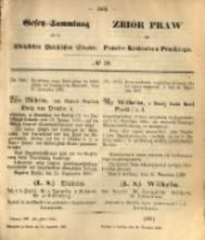 Gesetz-Sammlung f&uuml;r die K&ouml;niglichen Preussischen Staaten. 1869.09.24 No59