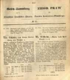 Gesetz-Sammlung f&uuml;r die K&ouml;niglichen Preussischen Staaten. 1869.10.15 No61