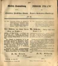 Gesetz-Sammlung f&uuml;r die K&ouml;niglichen Preussischen Staaten. 1869.11.02 No63