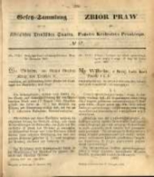 Gesetz-Sammlung f&uuml;r die K&ouml;niglichen Preussischen Staaten. 1869.11.27 No67