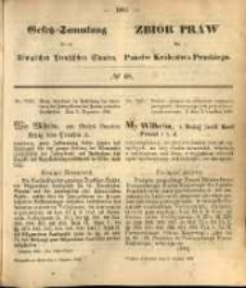 Gesetz-Sammlung f&uuml;r die K&ouml;niglichen Preussischen Staaten. 1869.12.04 No68