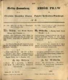 Gesetz-Sammlung f&uuml;r die K&ouml;niglichen Preussischen Staaten. 1869.12.24 No69