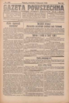 Gazeta Powszechna 1926.11.07 R.7 Nr256