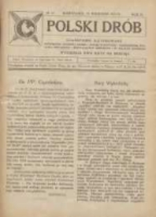 Polski Drób: czasopismo ilustrowane poświęcone hodowli drobiu, gołębi rasowych i pocztowych, ptactwa ozdobnego i śpiewającego, królików i in. małych zwierząt 1923.09.25 R.2 Nr18
