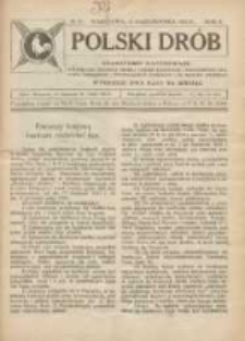 Polski Dr&oacute;b: czasopismo ilustrowane poświęcone hodowli drobiu, gołębi rasowych i pocztowych, ptactwa ozdobnego i śpiewającego, kr&oacute;lik&oacute;w i in. małych zwierząt 1923.10.15 R.2 Nr19