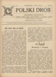 Polski Dr&oacute;b: czasopismo ilustrowane poświęcone hodowli drobiu, gołębi rasowych i pocztowych, ptactwa ozdobnego i śpiewającego, kr&oacute;likow, ps&oacute;w, kot&oacute;w oraz sprawom przemysłu i handlu produktami drobiowemi 1924.05.01 R.5 Nr9