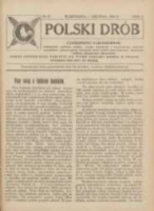 Polski Dr&oacute;b: organ Centralnego Komitetu do Spraw Hodowli Drobiu w Polsce 1926.12.01 R.5 Nr23