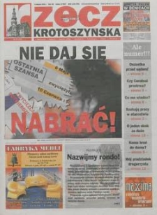 Rzecz Krotoszyńska 2003.08.06 Nr31(439)
