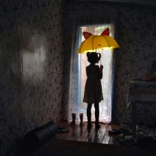 On a visit in village