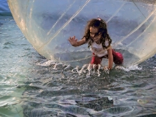 Playing in the bubble