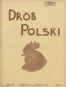 Polski Dr&oacute;b: organ Centralnego Komitetu do Spraw Hodowli Drobiu w Polsce 1929.08.01 R.8 Nr15
